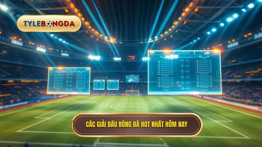 3. Các giải đấu bóng đá hot nhất hôm nay Các giải đấu bóng đá hot nhất hôm nay
