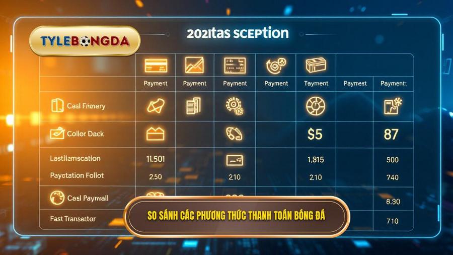 3. So sánh các phương thức thanh toán bóng đá So sánh các phương thức thanh toán bóng đá