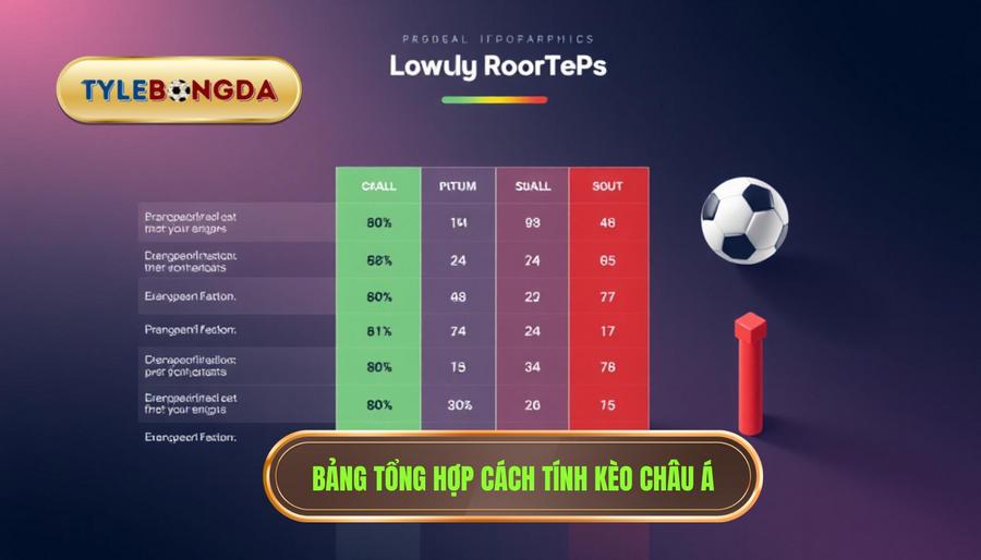 3. Bảng tổng hợp cách tính kèo châu Á