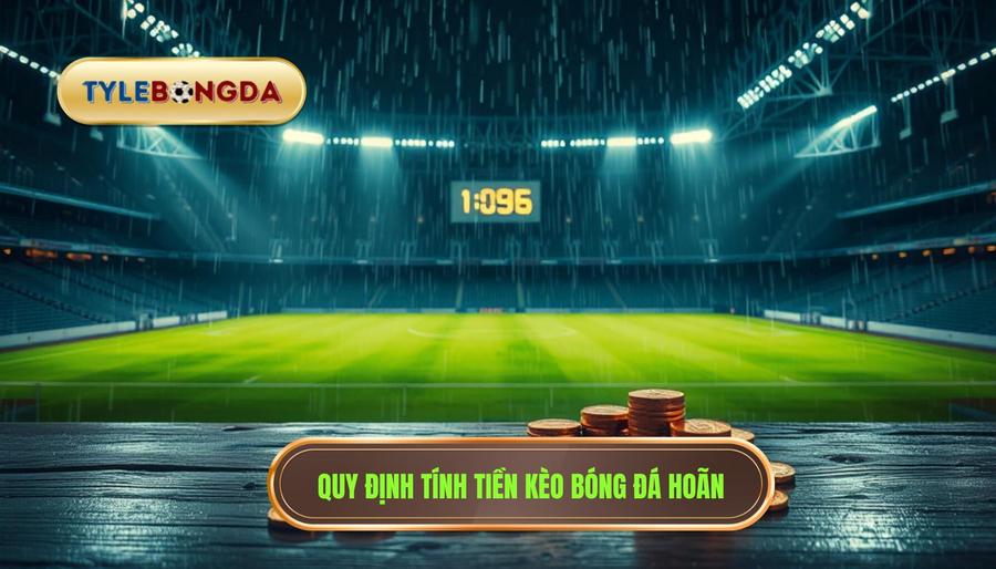 2. Quy định chung về cách tính tiền khi kèo bóng đá bị hoãn