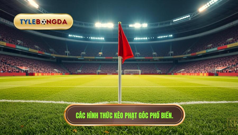 Các hình thức phổ biến của tỷ lệ kèo phạt góc